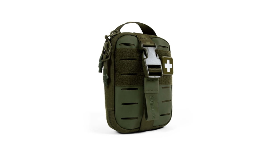 My Medic Sidekick V2 First Aid Kits, Standard Version, 7.5x5.5x1 inch, Green, 0.675 liters, MM-KIT-SDK-V2-STN-GRN