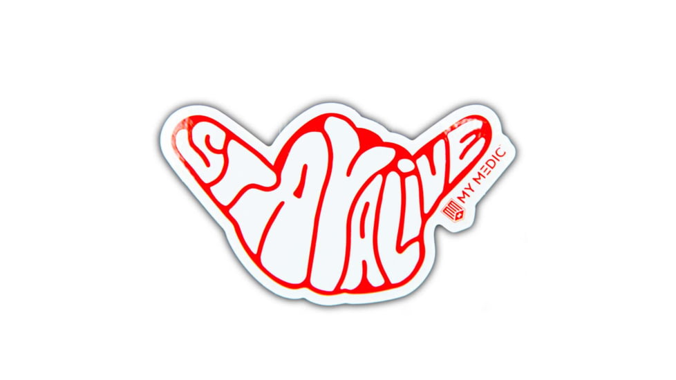 My Medic Stay Alive Sticker, One, MM-SCK-SPl-STY-ALV-EA
