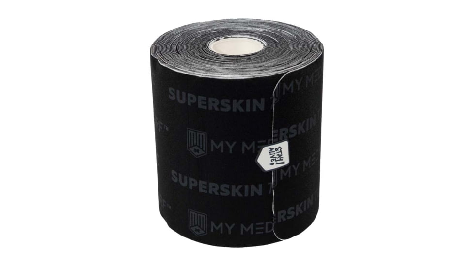 My Medic SuperSkin Turf Tape, Pre-Cut Roll, EA, Black, 14x4 inch, SKN-TRF-BLK-UNCT-EA