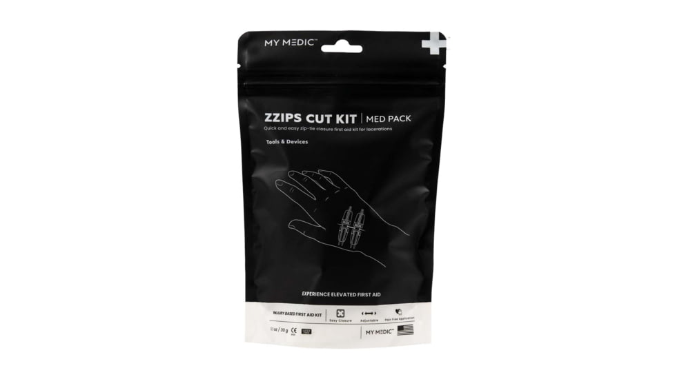 My Medic ZZIPS Cut Kit First Aid Tapes, 7x3.5x0.5 inch, MM-SPL-MD-PK-ZZIP-CUT-EA
