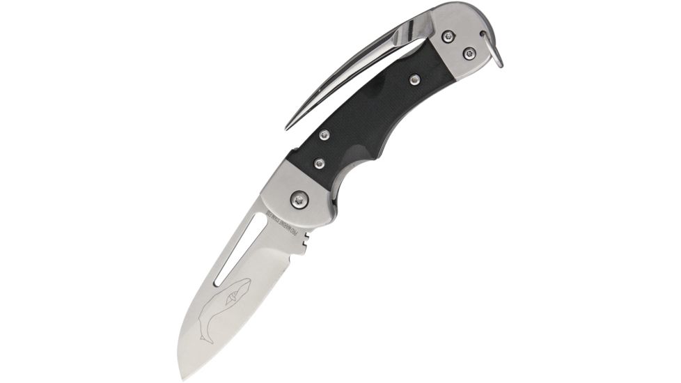 Myerchin Generation 2 Crew Pro G-10 Folding Knife,2.5in,Standard Edge,Sheepsfoot,Satin,Black,G10 Handle MYBF377
