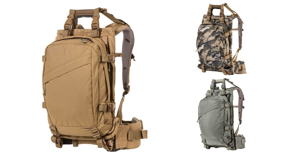 Mystery Ranch Cabinet Hunting Backpack, Coyote, Desolve Bare, Foliage