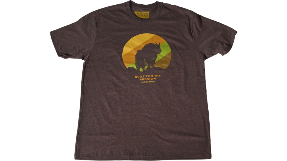 Mystery Ranch Goat Gradient T-Shirt - Mens, Brown Heather, Extra Large, 112754-205-XL