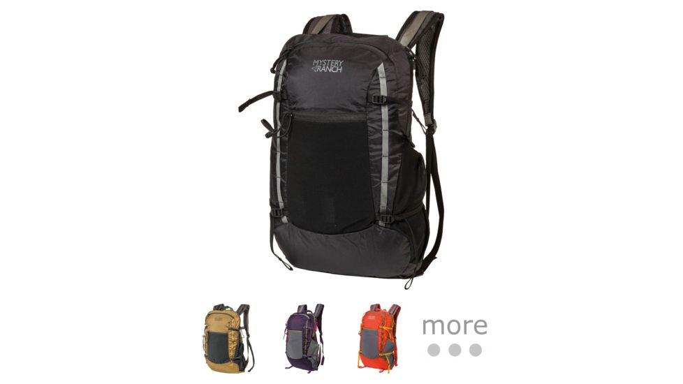 Mystery Ranch In and Out Daypack, Black, Dark Khaki, Eggplant, Flame, Forest, Grass