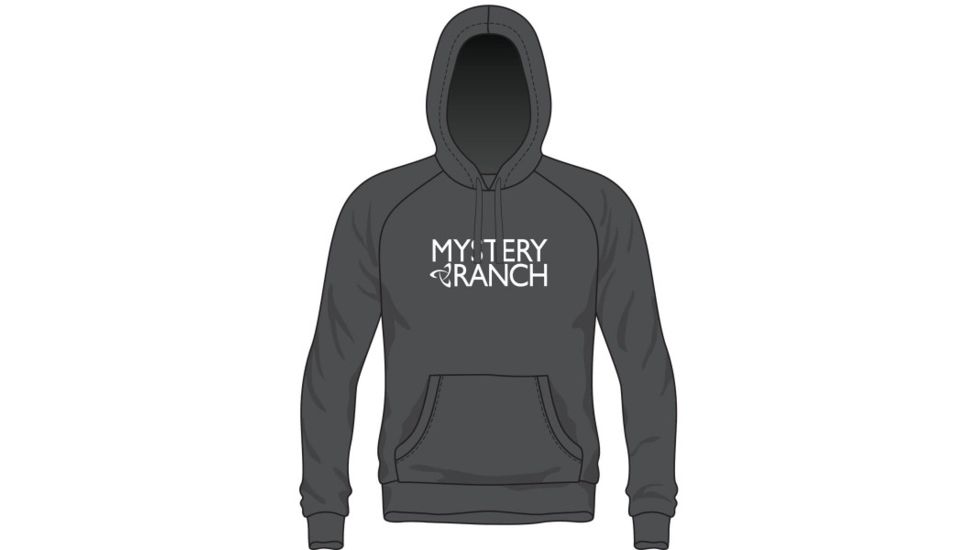 Mystery Ranch Logo Hoody - Mens, Charcoal, Small 888564167540