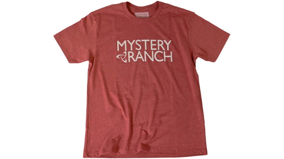 Mystery Ranch Logo T-Shirt, Red Clay Heather, Small, 112592-631-20