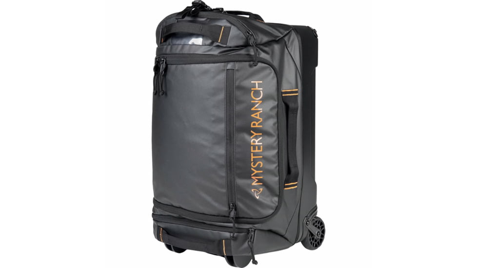 Mystery Ranch Mission Wheelie Rolling Duffel Bag, Black, 45L, 113082-001-00-OS