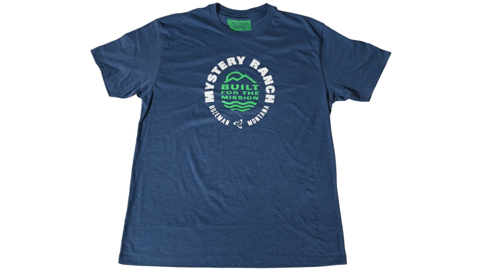 Mystery Ranch MTN Mission T-Shirt - Mens, Sailor Blue Heather, Extra Large, 112750-442-XL