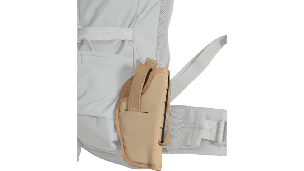 Mystery Ranch Quick Draw Side Arm Holster Backpack Accessory - Semi-Auto, Coyote, 110414-215-00, EDEMO1