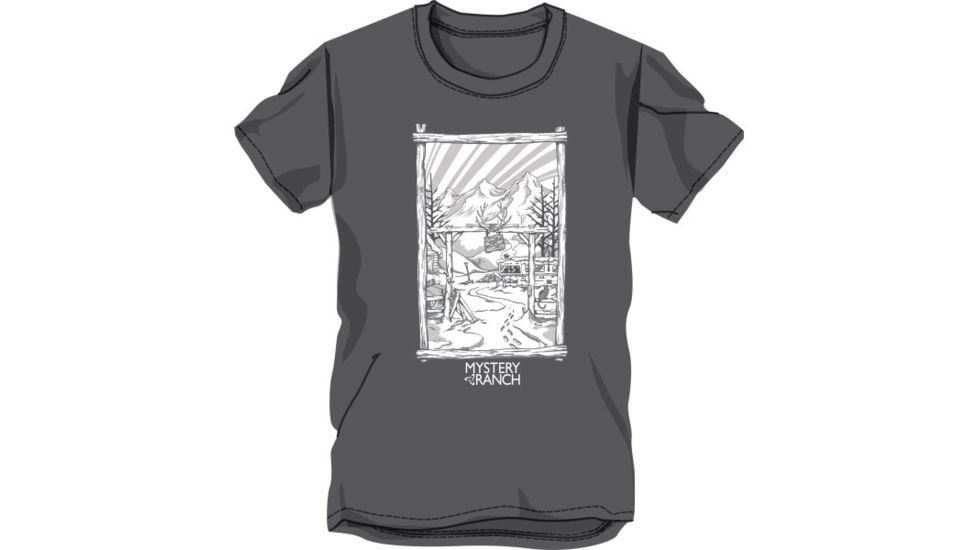 Mystery Ranch Ranch Style Tee - Mens, Charcoal, Small, 88-00-000053