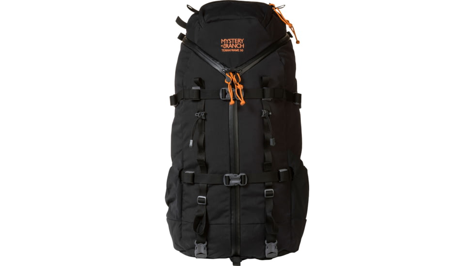 Mystery Ranch Terraframe 3 Zip 50 Backpack, Black, Extra Large, 112382-001-51-XL