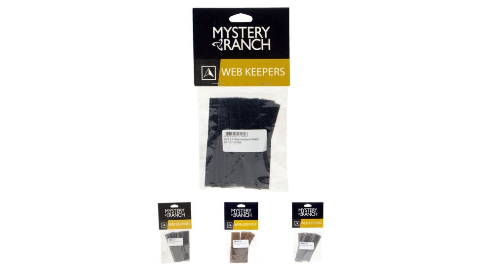 Mystery Ranch Web Keepers, Black, Charcoal, Coyote, Foliage
