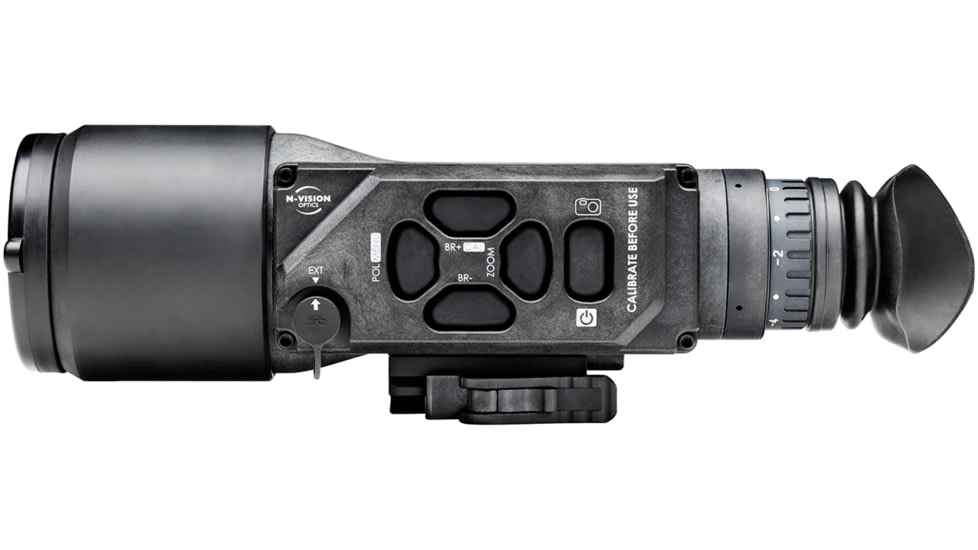 N-Vision Optics HALO-LR 3.5x50mm Thermal Scope, F1.2 Germanium, 60Hz Refresh Rate, Black, HALOLR