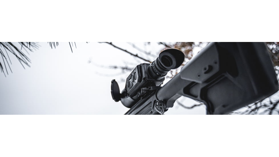 N-Vision Optics HALO-LR 3.5x50mm Thermal Scope, F1.2 Germanium, 60Hz Refresh Rate, Black, HALOLR