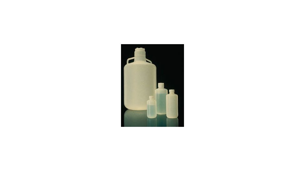 Nalge Nunc Bottles and Carboys, Fluorinated High-Density Polyethylene, Narrow Mouth, NALGENE 2097-0050