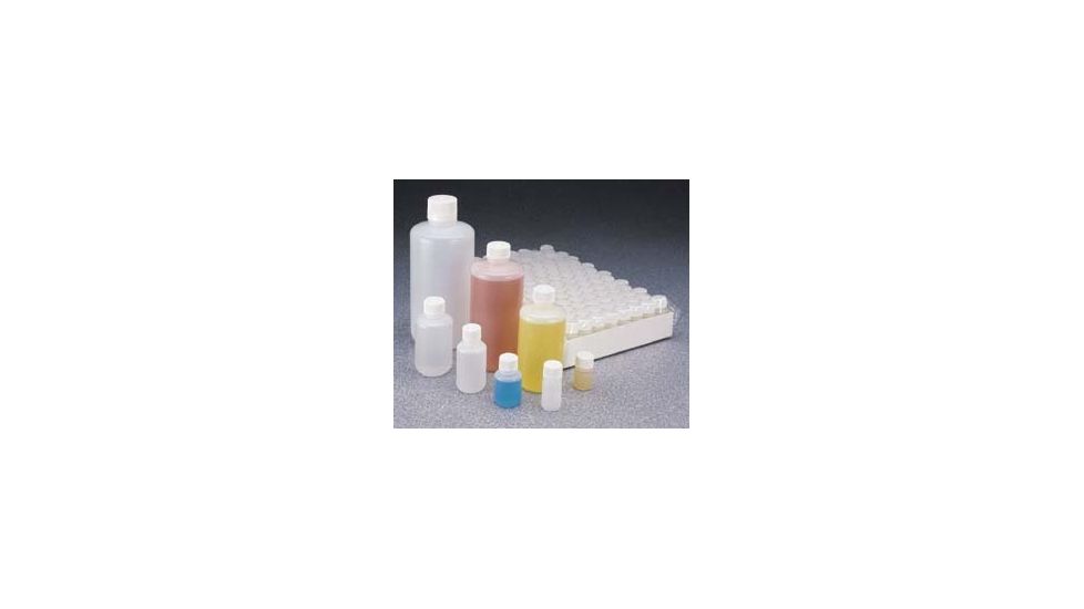 Nalge Nunc High-Density Polyethylene Bottles, Sterile, Narrow Mouth, NALGENE 342002-9050