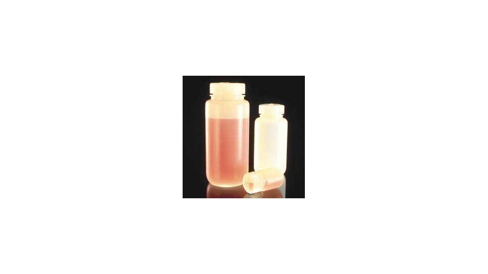 Nalge Nunc Laboratory Bottles, High-Density Polyethylene, Wide Mouth, NALGENE 2104-0032
