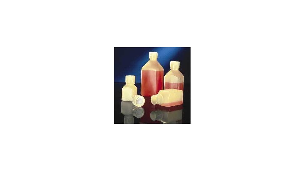 Nalge Nunc Square Laboratory Bottles, Polypropylene, Narrow Mouth, NALGENE 2016-0060