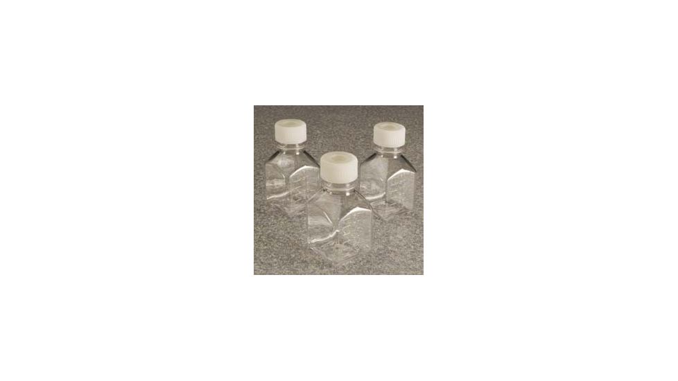 Nalge Nunc Square Media Bottles with Septum Closure, PETG, Sterile, NALGENE 342023-0125