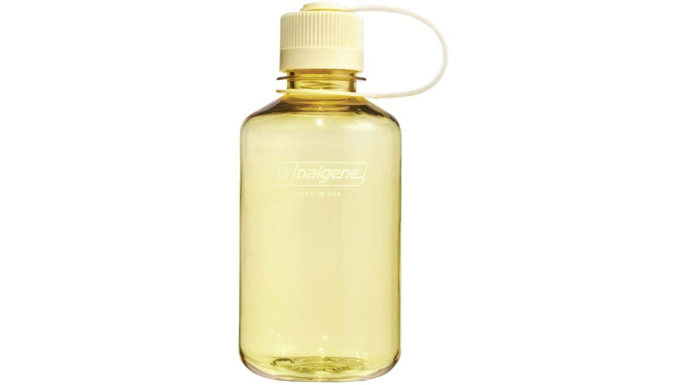 Nalgene Narrow Mouth Bottle, 16oz, Butter, 16oz, 2021-0416