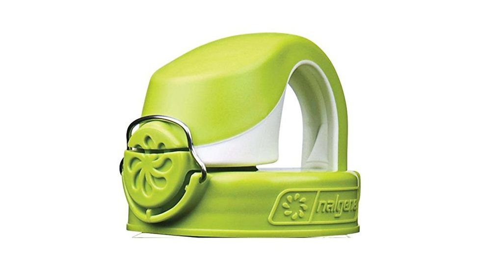 Nalgene OTF Replacement Cap, Iguana Green-White 705710