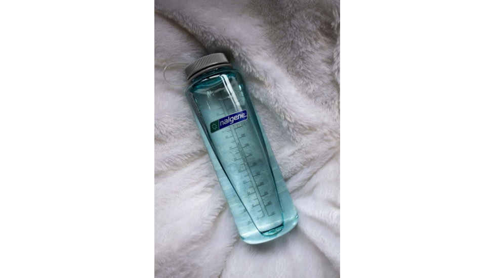 Nalgene Silo Tritan Wide Mouth Water Bottle, 48 oz, Seafoam, 2178-3048