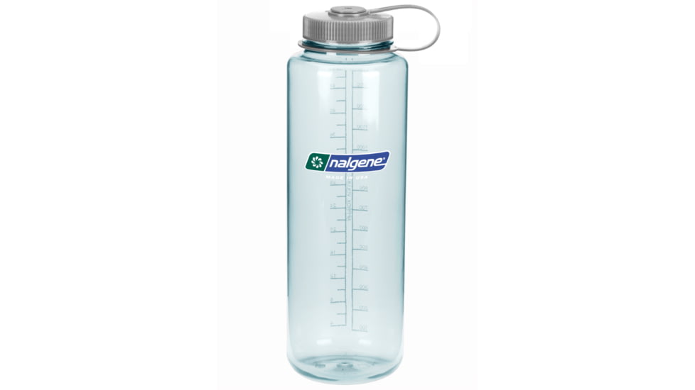 Nalgene Silo Tritan Wide Mouth Water Bottle, 48 oz, Seafoam, 2178-3048