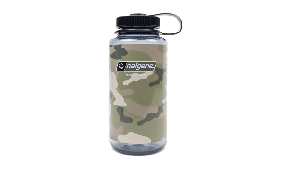 Nalgene Wide Mouth Bottle Sleeve, 32 oz, Camo Gray, 32oz, 682023-0014