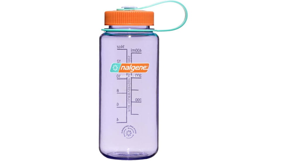 Nalgene Wide Mouth On The Fly Sustain Water Bottle, 16 oz, Amethyst, 16oz, 2020-1516