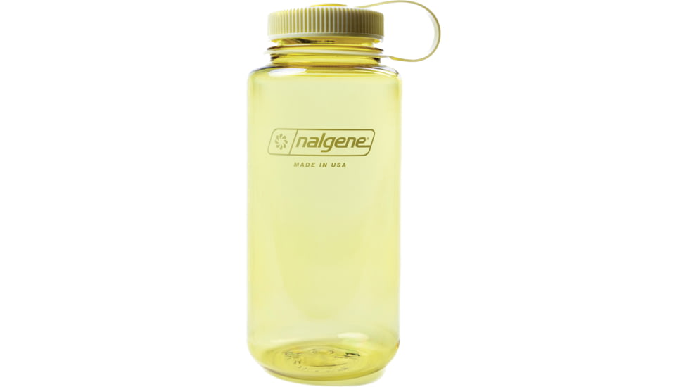 Nalgene Wide Mouth On The Fly Sustain Water Bottle, 16 oz, Butter, 16oz, 2020-3016