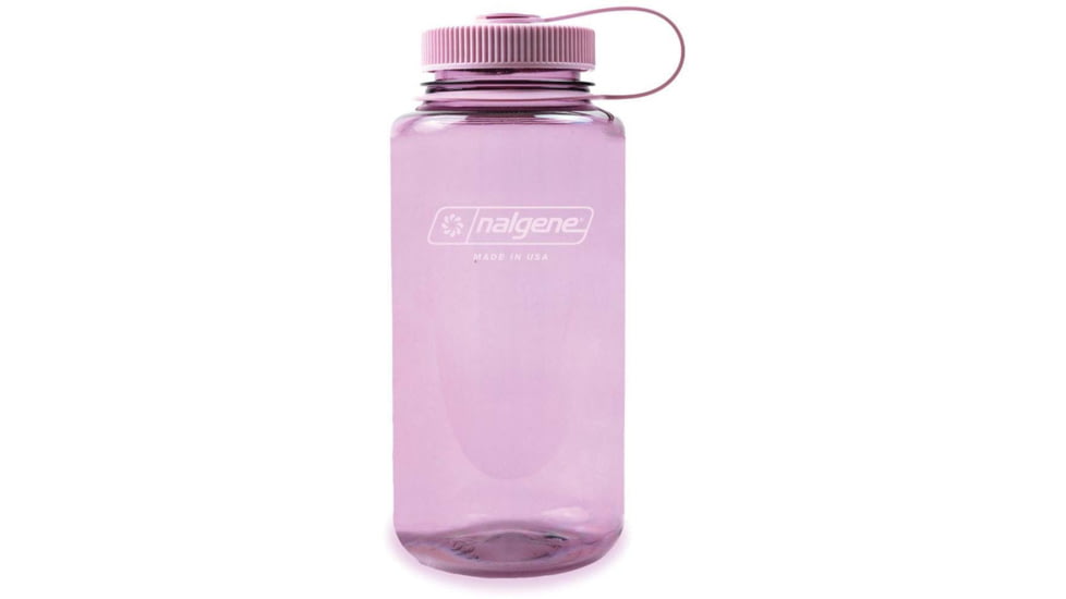 Nalgene Wide Mouth On The Fly Sustain Water Bottle, 16 oz, Cherry Blossom, 16oz, 2020-3216