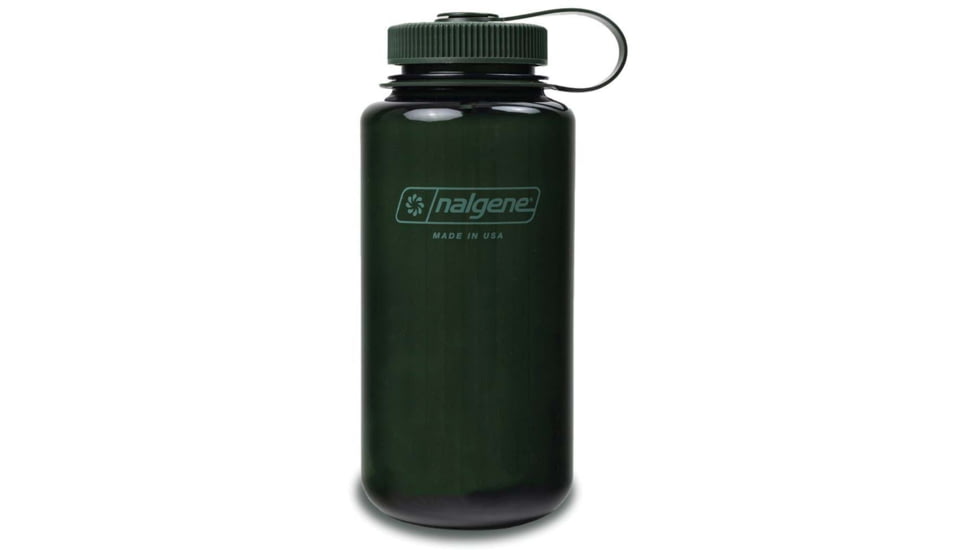 Nalgene Wide Mouth On The Fly Sustain Water Bottle, 16 oz, Jade, 16oz, 2020-3316