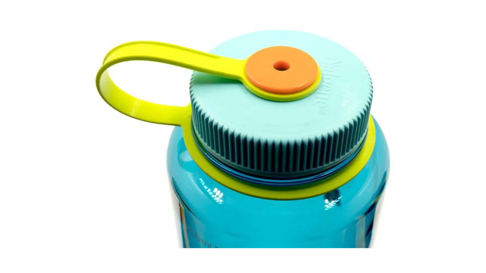 Nalgene Wide Mouth Sustain Silo Bottle, 48oz, Cerulean, 48oz, 2020-0748