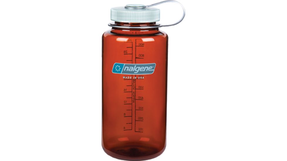 Nalgene 32oz Wide Mouth Bottle, Rustic Orange, 341819