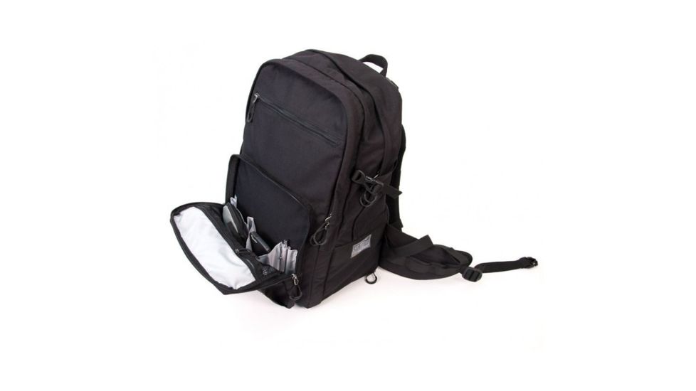 Naneu Military Ops Alpha Large Backpack, Black, Binoculars, Tablets, Gear, Camera, 17in. Laptop APL001