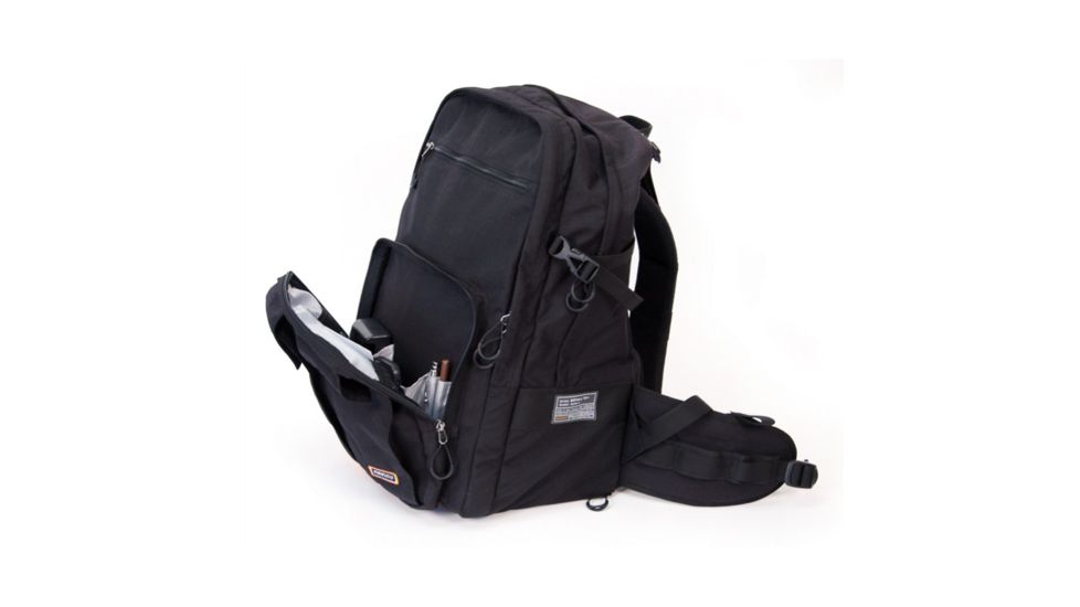 Naneu Military Ops Alpha Large Backpack, Black, Binoculars, Tablets, Gear, Camera, 17in. Laptop APL001