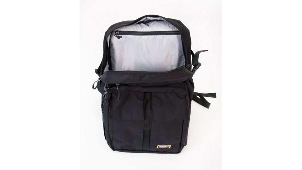 Naneu Military Ops Alpha Large Backpack, Black, Binoculars, Tablets, Gear, Camera, 17in. Laptop APL001