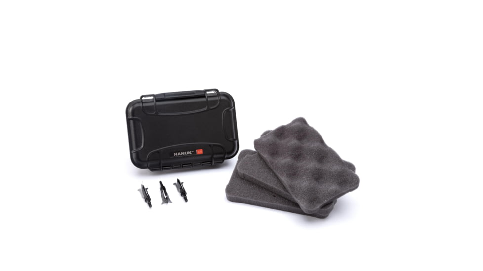 Nanuk 225 Broadhead Holder Kit w/ 8 Foam Holder, Black, Small, 225S-080BK-0B0-C1539