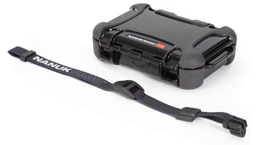 Nanuk 310 Nano Small Protective Case,5.9x4.3x1.7in, Black, 310S-000BK-0A0