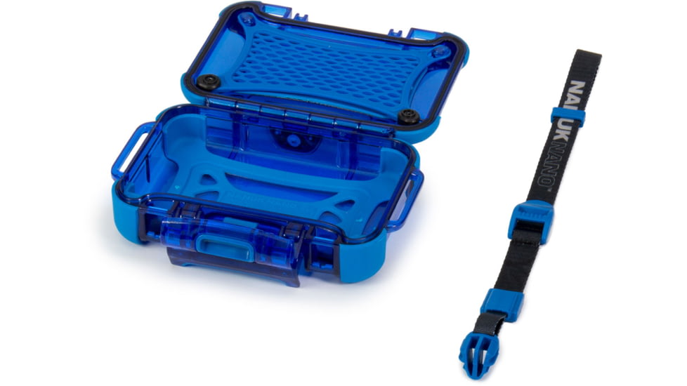 Nanuk 310 Nano Small Protective Case,5.9x4.3x1.7in,Blue, 310S-000BL-0A0