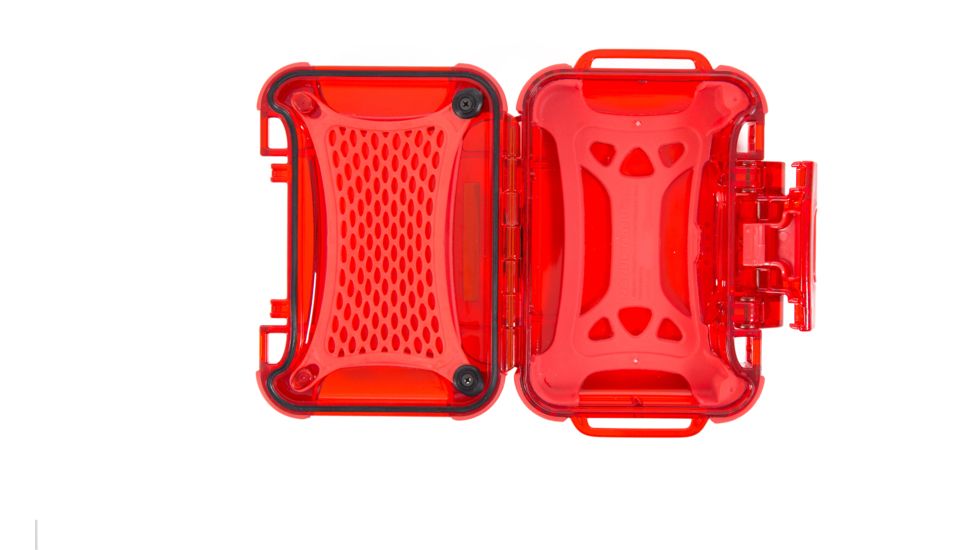 Nanuk 310 Nano Small Protective Case,5.9x4.3x1.7in,Red, 310S-000RD-0A0