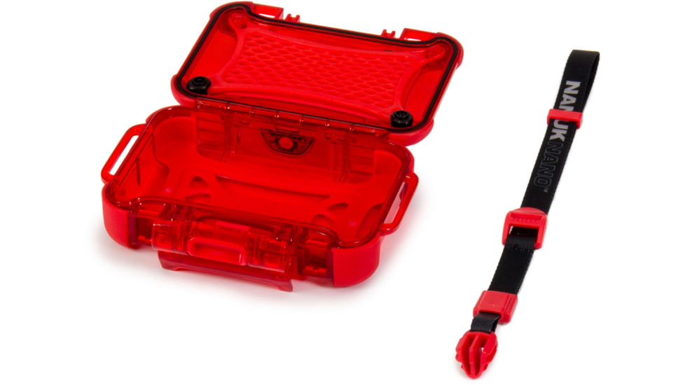 Nanuk 310 Nano Small Protective Case,5.9x4.3x1.7in,Red, 310S-000RD-0A0