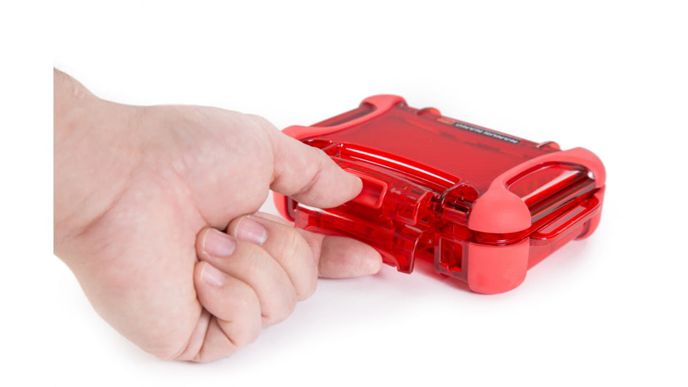 Nanuk 310 Nano Small Protective Case,5.9x4.3x1.7in,Red, 310S-000RD-0A0