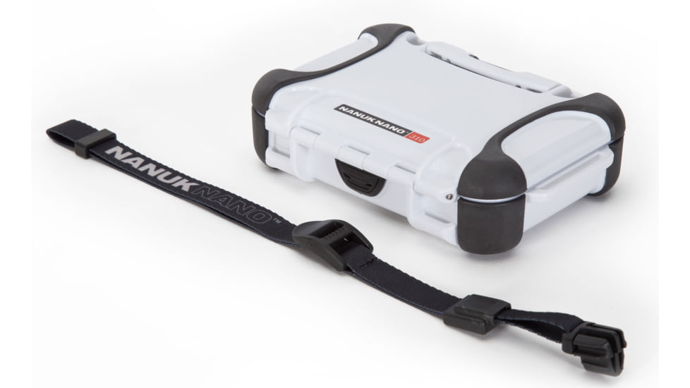 Nanuk 310 Nano Small Protective Case,5.9x4.3x1.7in, White, 310S-000WH-0A0