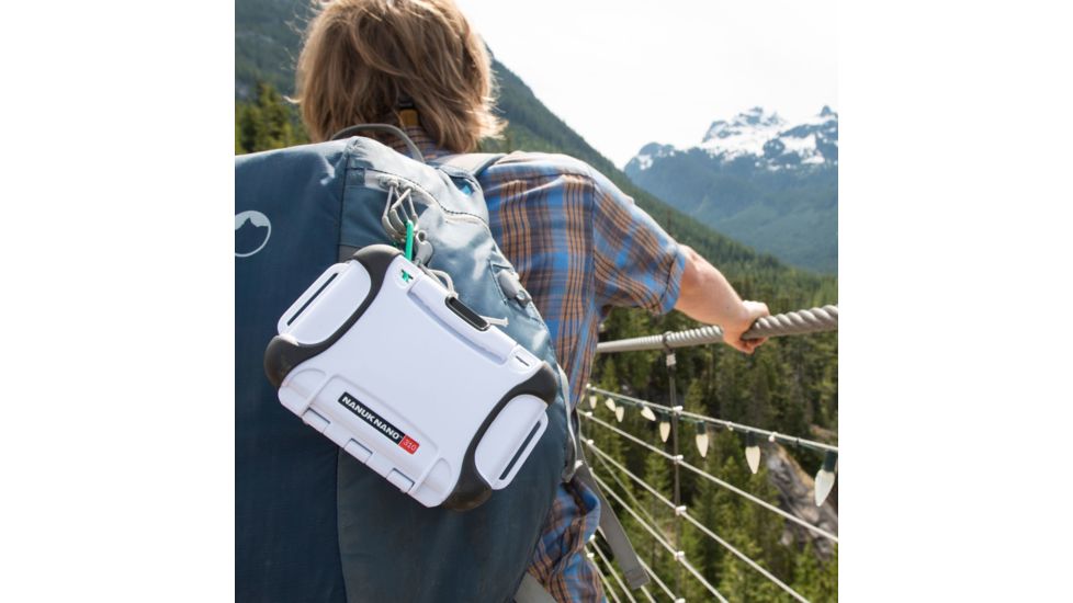 Nanuk 310 Nano Small Protective Case,5.9x4.3x1.7in, White, 310S-000WH-0A0