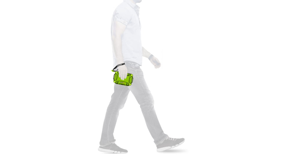 Nanuk 330 Nano Small Protective Case 7.4x5.1x2.6in, Lime, 330S-000LI-0A0