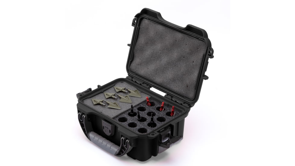 Nanuk 903 Broadhead Holder Kit w/ 12 Foam Holder, Black, Small, 903S-080BK-0A0-C1538