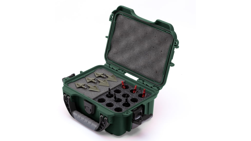 Nanuk 903 Broadhead Holder Kit w/ 12 Foam Holder, Olive, Small, 903S-080OL-0A0-C1538
