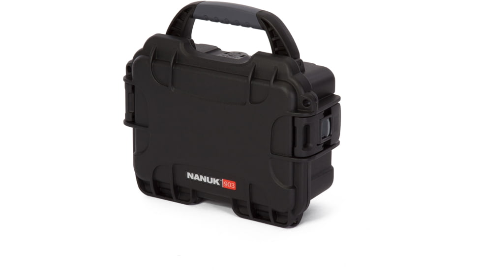 Nanuk 903 Hard Plastic Waterproof Case, Black, 903S-000BK-0A0