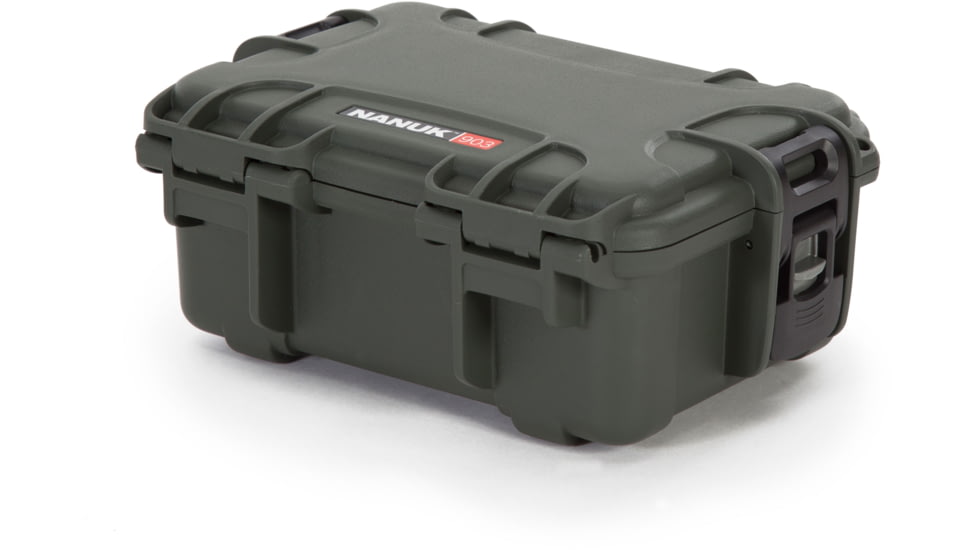 Nanuk 903 Hard Plastic Waterproof Case, Olive, 903S-010OL-0A0